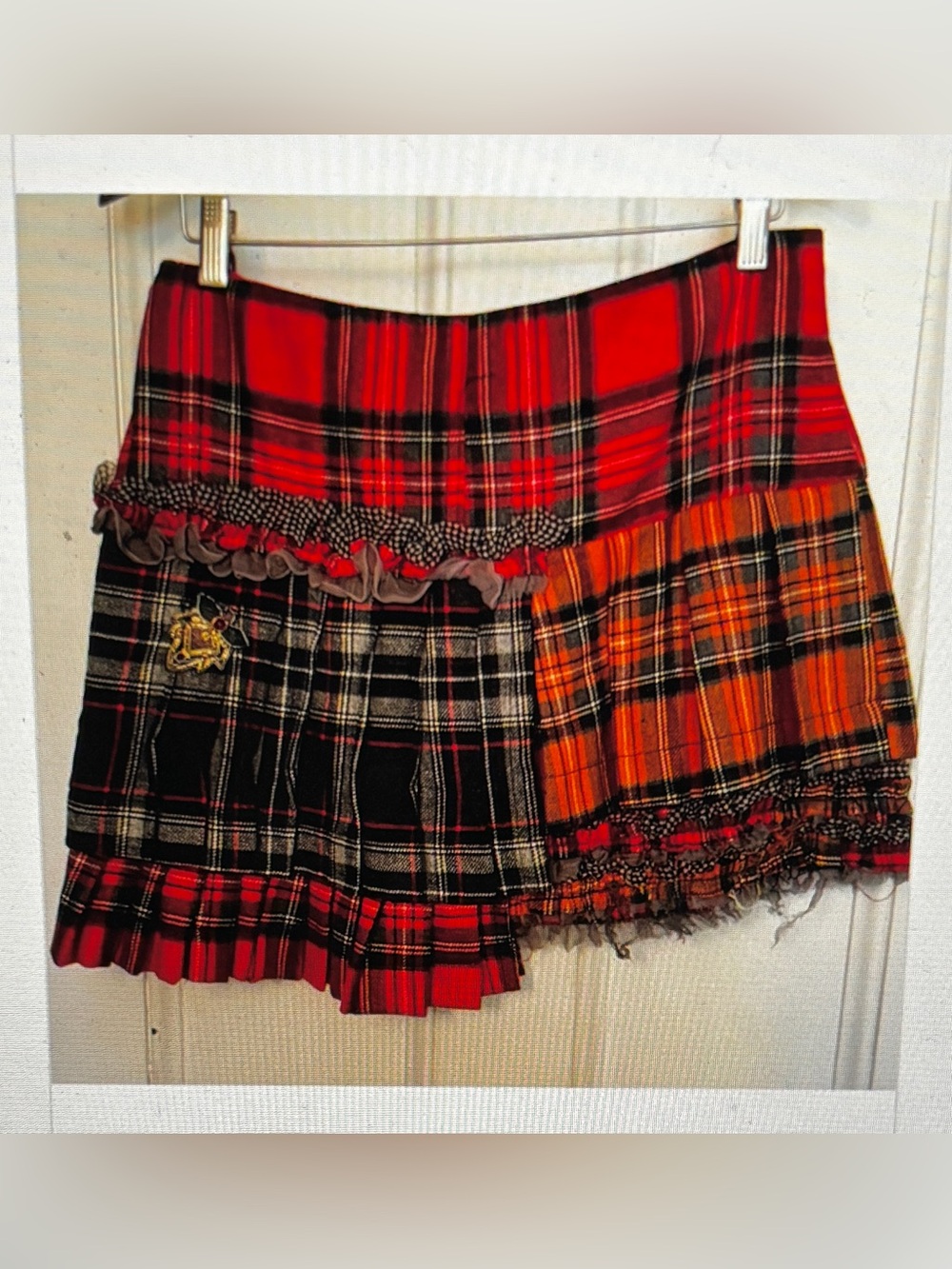 Vintage Westwood-style tartan mini skirt - Traitors inspired